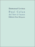Couverture : Paul Celan. De l’être à l’autre