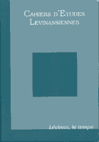 Couverture : Cahiers d’études lévinassiennes
