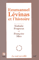Couverture : Emmanuel Lévinas et l’Histoire