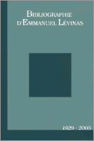 Couverture : Bibliographie d'Emmanuel Lévinas. 1929-2005