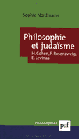 Couverture : Philosophie et judaïsme. H. Cohen, F. Rosenzweig, E. Levinas