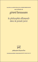 Couverture : Emmanuel Lévinas devant la philosophie allemande