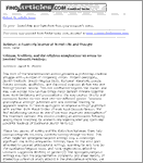 Couverture : Critique, tradition, and the religious imagination: an essay on Levinas’ talmudic readings