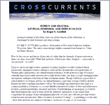 Couverture : Ethics and Trauma: Levinas, feminism and deep ecology