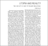 Couverture : Utopia and Reality. The Concept of Sanctity in Kant and Lévinas