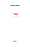 Couverture : Adieu à Emmanuel Lévinas