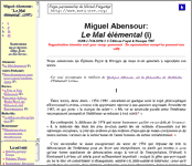 Couverture : Le Mal élémental