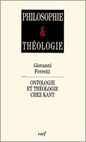Couverture : Ontologie et théologie chez Kant. Relire Kant après Heidegger et Lévinas