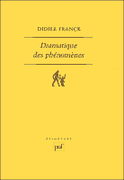 Couverture : Dramatique des phénomènes