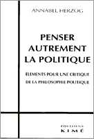 Couverture : Penser autrement la politique