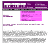 Couverture : Emmanuel Levinas: Where Philosophy and Jewish Ethics Meet