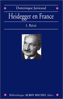 Couverture : Heidegger en France