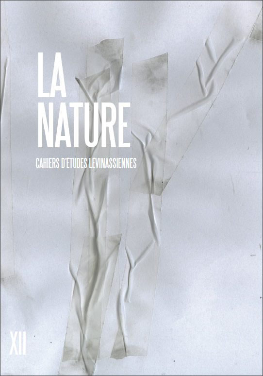 Couverture des Cahiers d'études lévinassiennes n°12, La nature